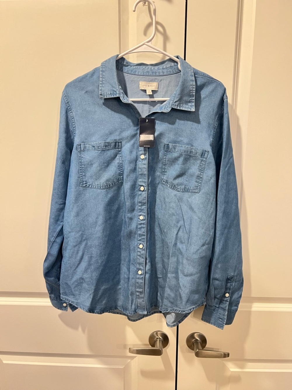 Lucky Brand Light Blue Denim Shirt